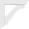 Ekena Millwork Standard Balboa Architectural Grade PVC Bracket With Traditional Ends, 3"W x 20"D x 20"H BKTP03X20X20BOA01 - alternate 3